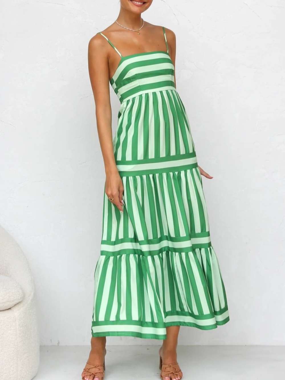 Kelly | Striped Maxi Dress