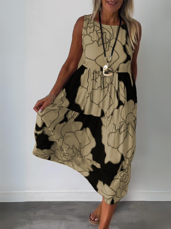 Aisha | Elegant Dress With Floral Print