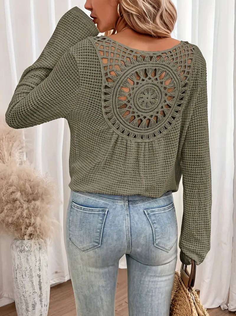 Becky - Elegant V-neck Sweater