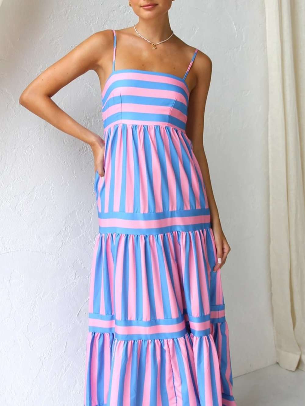 Kelly | Striped Maxi Dress