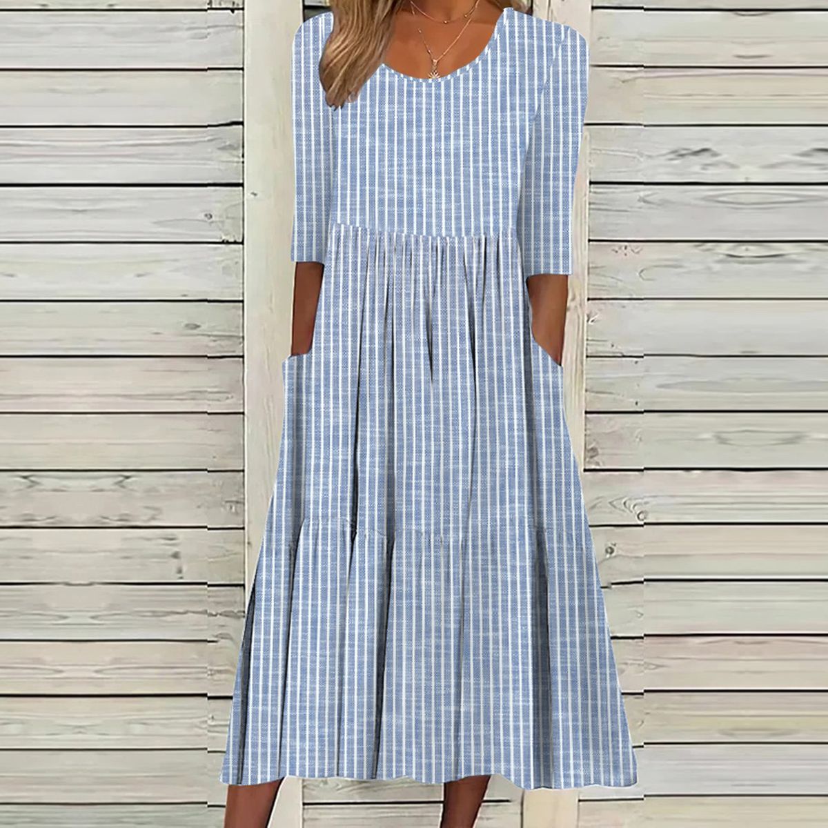 Eloise™ | Homely Half Sleeve Dress