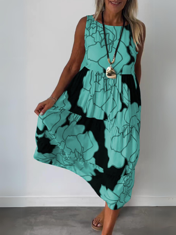 Aisha | Elegant Dress With Floral Print