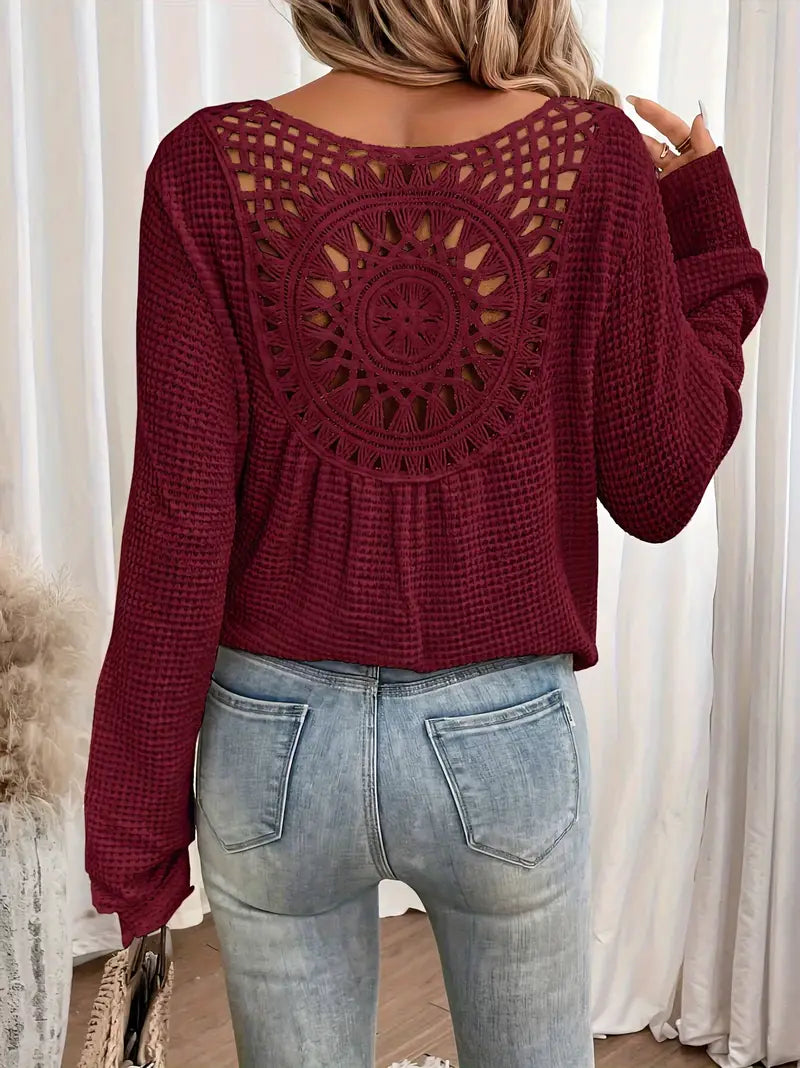 Becky - Elegant V-neck Sweater