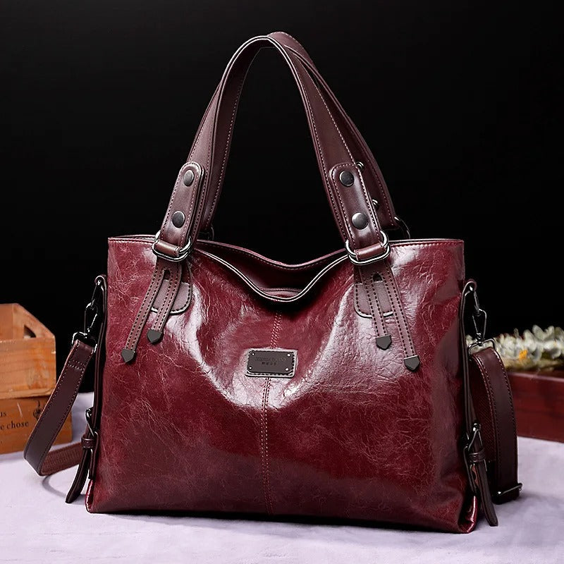 Noor - Vintage Soft Leather Tote