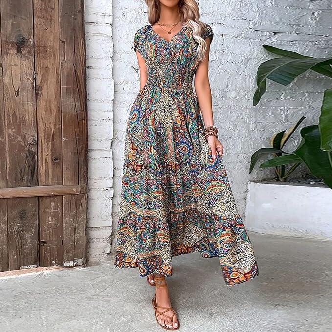 Elora | Paisley Style Elegant Dress