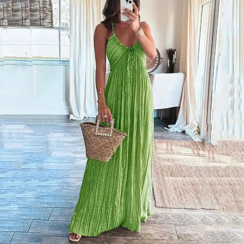 Boho halter maxi dress best sale