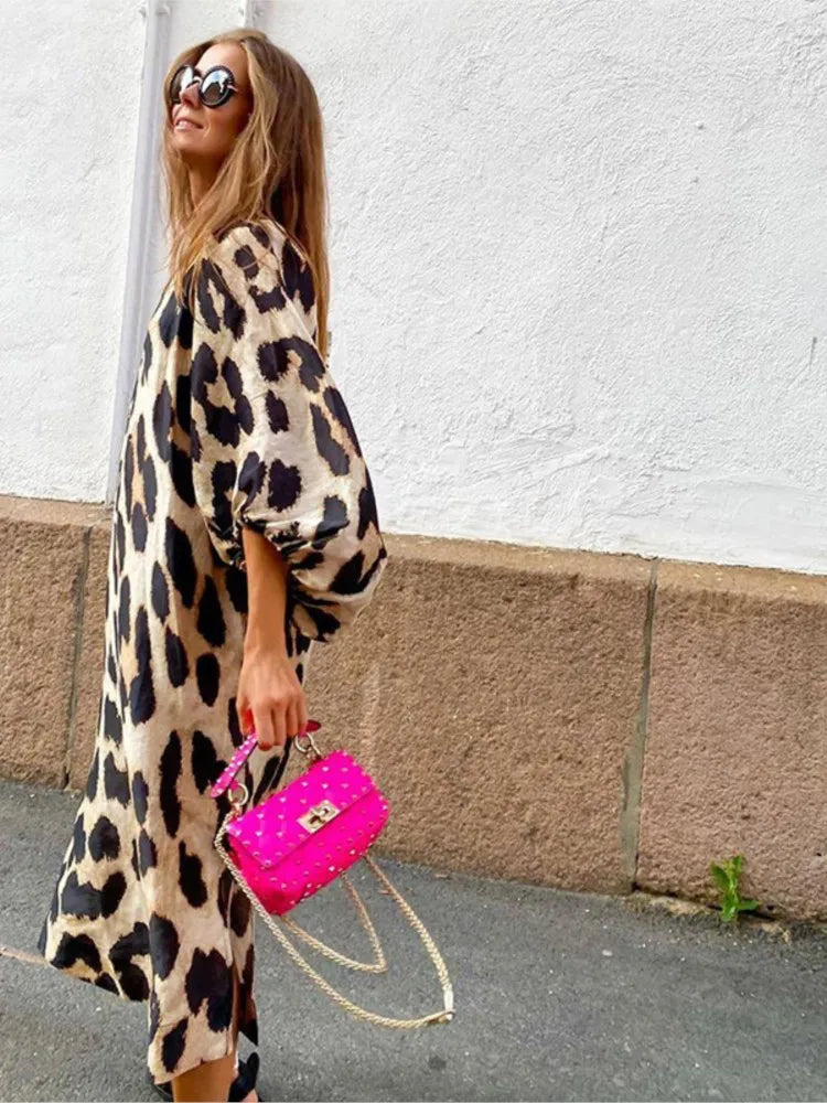 Malia | Leopard Casual Dress