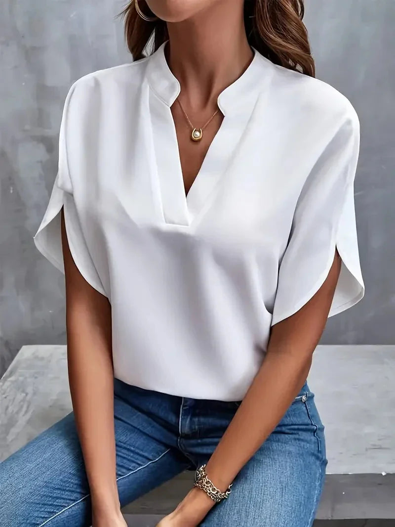 AUDREY™ - Classic V-Neck Top