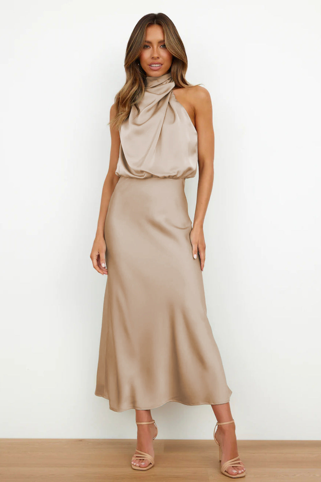 Alexandra | Satin Long Dress