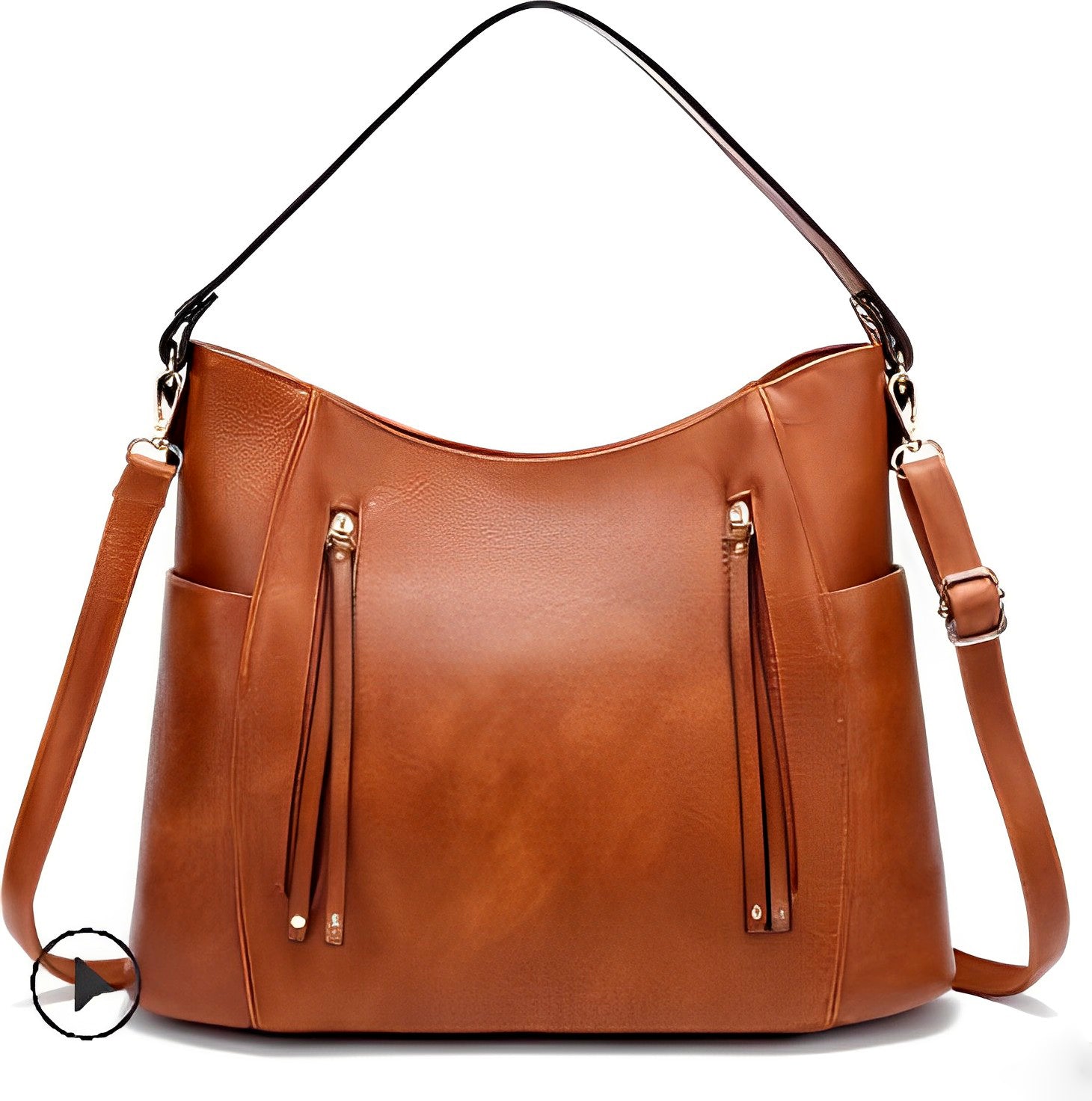 Georgia | Stylish vintage leather bag