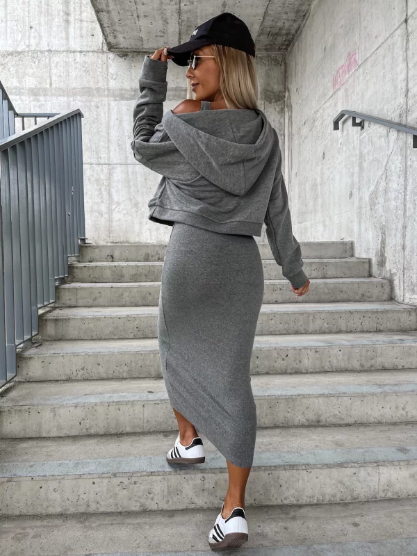 Shelly - Dress & Sweatshirt Set