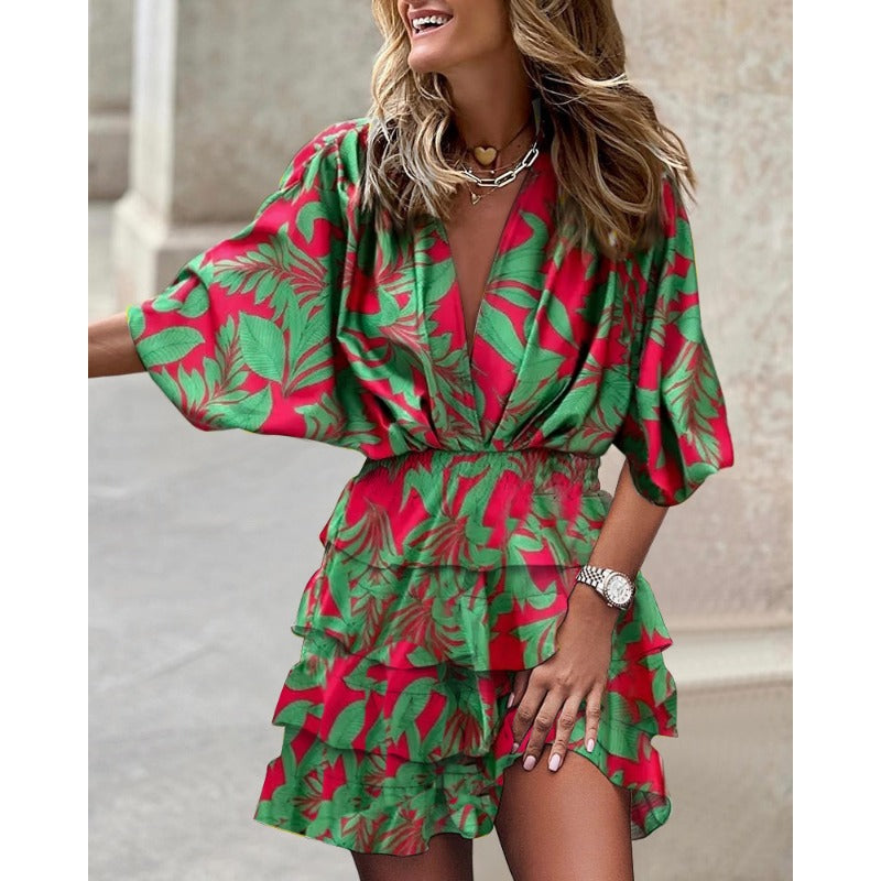 Cindy™ - Stylish Print Dress