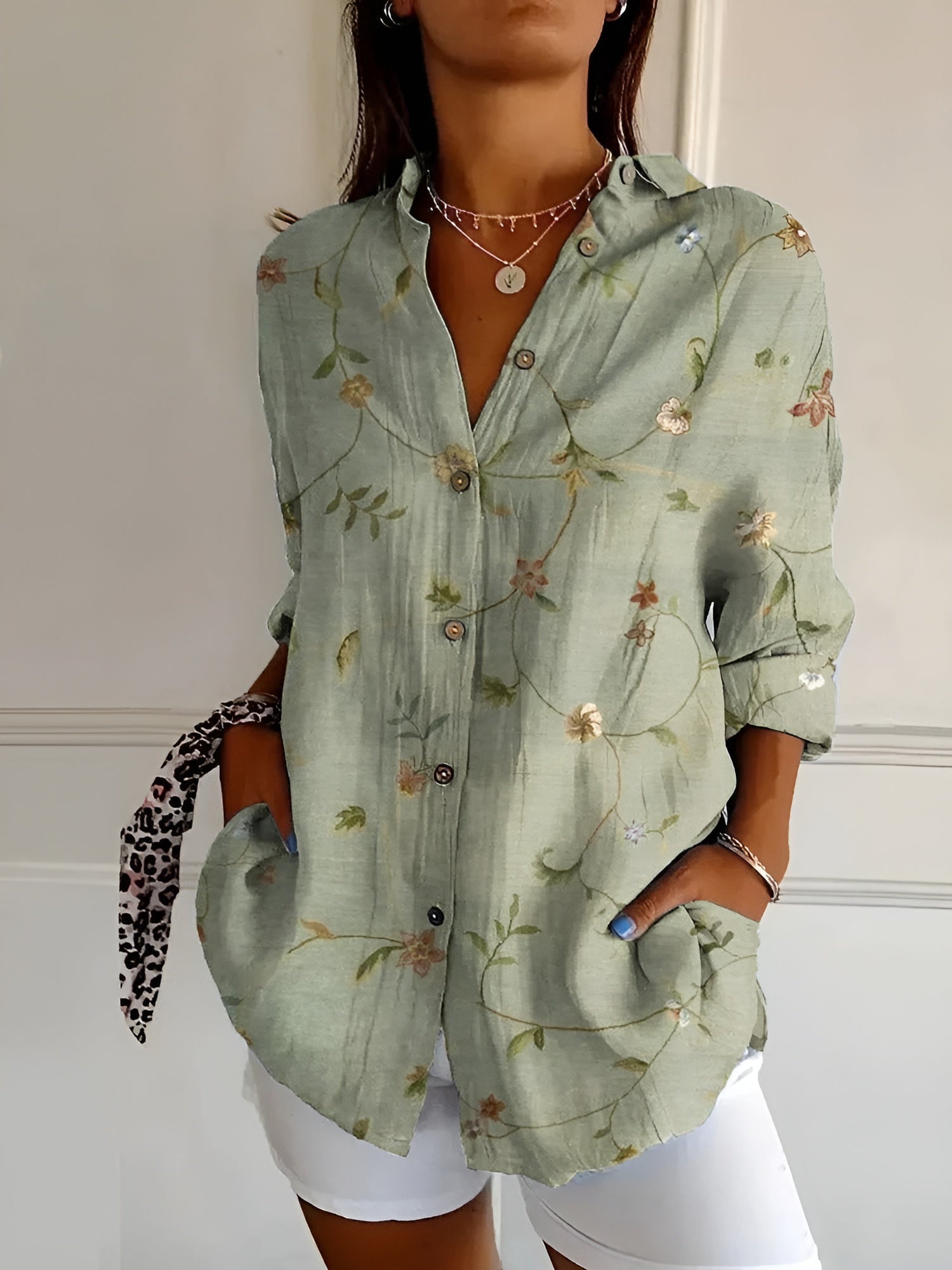 Green™ - Women's Printed blouse